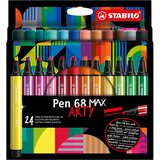 Stabilo fiber pen pero 68 MAX, etui 24 ARTY, (21655158) Cene