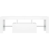 vidaXL TV ormarić s LED svjetlima bijeli 120 x 35 x 40 cm | shoptok.hr