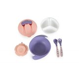 Cangaroo Venco ČINIJA ZA BEBE SA KAŠIKOM I VILJUŠKOM JELLY PINK (CAN9746)