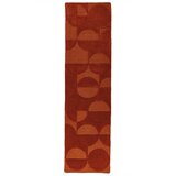 Flair Rugs Ročno tkan volnen tekač v barvi terakote 60x230 cm Gigi – Cene