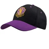 wednesday - nevermore academy purple baseball cap