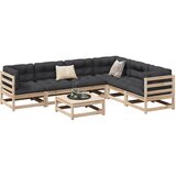 vidaXL 7-dijelni set vrtnih sofa s jastucima od masivne borovine | shoptok.hr