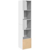  Regal za knjige bijeli 40 x 36 x 189 cm od konstruiranog drva | shoptok.hr