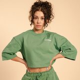BeastPink Ženska majica Cropped Serenity Olivine XL Cene