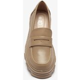Resti Women's light brown moccasins on a solid sole Desika - Footwear | ePonuda.com