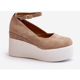 Kesi Women's beige espadrilles Malla Wedge Cijene