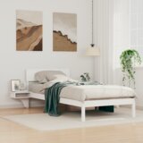 vidaXL Krevet s okvirima i noćnim ormarićima Bijelo 90 x 190 cm Cijene