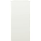  Stalak za drva za ogrjev bijeli 100x40x80 cm čelični | Eponuda.com