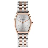 Paul Hewitt ručni sat modern edge line silver sunray kvadratni srebrni roze zlatni sa bikolor metalnim kaišem ( ph-t-r-ss-43s ) | ePonuda.com