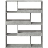 vidaXL Sobna pregrada boja betona 100x33x125,5 cm konstruirano drvo | shoptok.hr