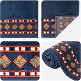  Trkački tepih FLORNES Tkani Plava PP 7 mm | shoptok.hr