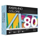  Papir barvni a4 fabriano colore pastelne barve 80gr FABRIANO - MODRA | Shoptok.si