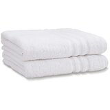 Catherine Lansfield Bele frotirne bombažne brisače v kompletu 2 ks 90x140 cm Zero Twist – | Shoptok.si