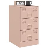  Noćni ormarići 2 kom ružičasti 34,5 x 39 x 62 cm čelični | shoptok.hr