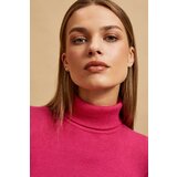 Marisse Fuchsia Turtleneck Sweater | shoptok.hr