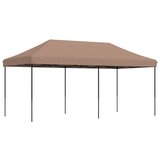 Sklopivi prigodni šator za zabave smeđi 580x292x315 cm | shoptok.hr