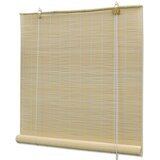 vidaXL Rolo senčilo iz bambusa 80x220 cm naravne barve Cene