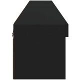 TV ormarići s LED svjetlima 2 kom crni 80x30x30 cm | shoptok.hr