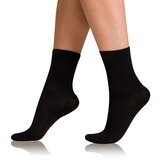 Bellinda COTTON COMFORT SOCKS - Women's cotton socks with comfortable hem - black Cene