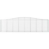  Lučne gabionske košare 15kom 400x50x100/120cm pocinčano željezo | shoptok.hr