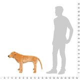 vidaXL Stoječi plišasti pes labradorec svetlo rjav XXL, (20816947) | Shoptok.si