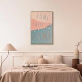  Slika - Inscriptions: Home Sweet Home (1 Part) Vertical 40x60 U prirodnom drvenom okviru | shoptok.hr
