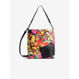 Desigual Pink-Black Women's Floral Handbag Mika Butan - Ladies | ePonuda.com