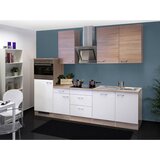 Flex-Well Kuhinjski Blok Z Aparati Samoa, Bela, Barva Hrasta | Shoptok.si
