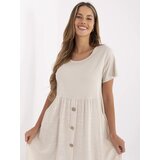 Italy Moda Dress-MO-SK-1005.67-beige | Shoptok.si