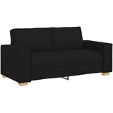  Dvosjed Kauč Crni 140 cm Tkanina - Crna 140 cm | shoptok.hr