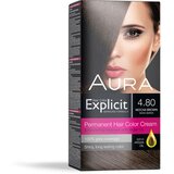 Aura EKSPLICIT Boja za kosu 4.80 NOVA moka smeđa Cijene