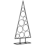  Metalno ukrasno božićno drvce crno 90 cm | shoptok.hr