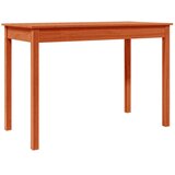  Blagovaonski stol voštano smeđi 110x55x75 cm masivna borovina | shoptok.hr