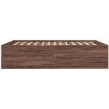  Okvir za krevet smeđi hrast 150 x 200 cm konstruirano drvo | shoptok.hr