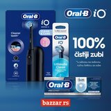 Oral-b iO2 Black električna četkica za zube + Zamenski nastavci 2 kom + Pasta za zube | ePonuda.com