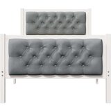  Okvir za krevet Svijetlo siva 90 x 200 cm tkanina | shoptok.hr