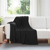  Pokrivač Crna 170 x 130 cm Runo | shoptok.hr