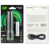 GP Batteries LED Džepna svjetiljka GP Design CR41 pogon na punjivu bateriju 650 lm 179 g Crna | Eponuda.ba