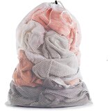 INF Velika vreča za perilo 60x90 cm Bela 1 paket, (21548106) | Shoptok.si