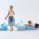  11-dijelni set mekanih igara, poligon, pjenaste kocke, plavi - NOVO | shoptok.hr