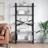  Polica Siva Sonoma 100 x 33,5 x 178 cm Konstruirano drvo | Eponuda.com