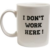 MT Accessoires Don ́t Work Here Cup white Cene