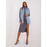Wool Fashion Italia Vest-AT-KZ-2349-1.31P-Grey-Blue | Shoptok.si