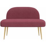  Oblikovana klupa s naslonjačem boja crnog vina 110 x 60 x 76 cm | Eponuda.ba