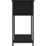  Noćni ormarići 2 kom crni 30 x 60 x 60 cm od konstruiranog drva | shoptok.hr