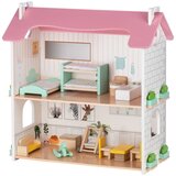 Free 2 Play lesena hiška s pohištvom Lotti | Shoptok.si