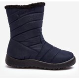 Kesi Women's High Insulated Snow Boots Navy Blue Luxina Cene