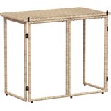  Sklopivi vrtni stol bež 90x51x75 cm poliratan | shoptok.hr