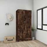 vidaXL Ormar boja dimljenog hrasta 82 5x51 5x180 cm konstruirano drvo Cijene