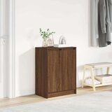 vidaXL Omarica za čevlje rjavi hrast 57x34x76 cm konstruiran les | Shoptok.si